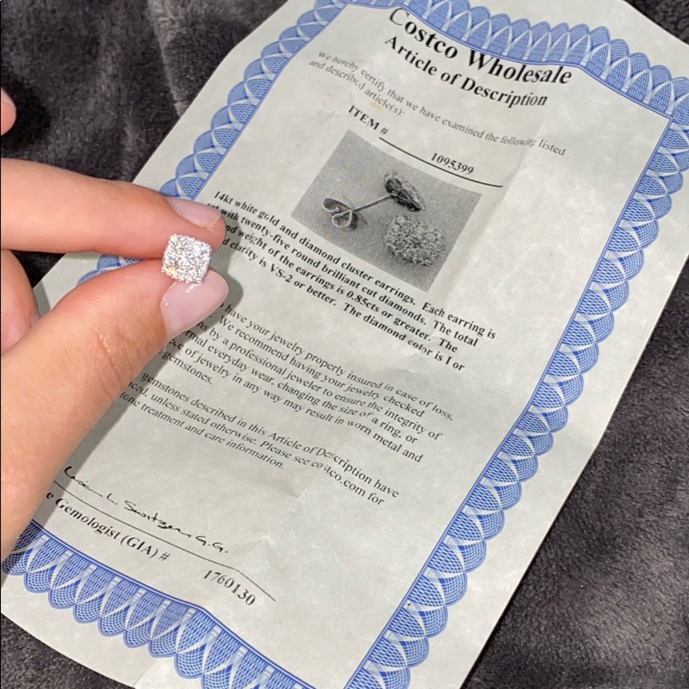 Diamond Earring Stud - image 4